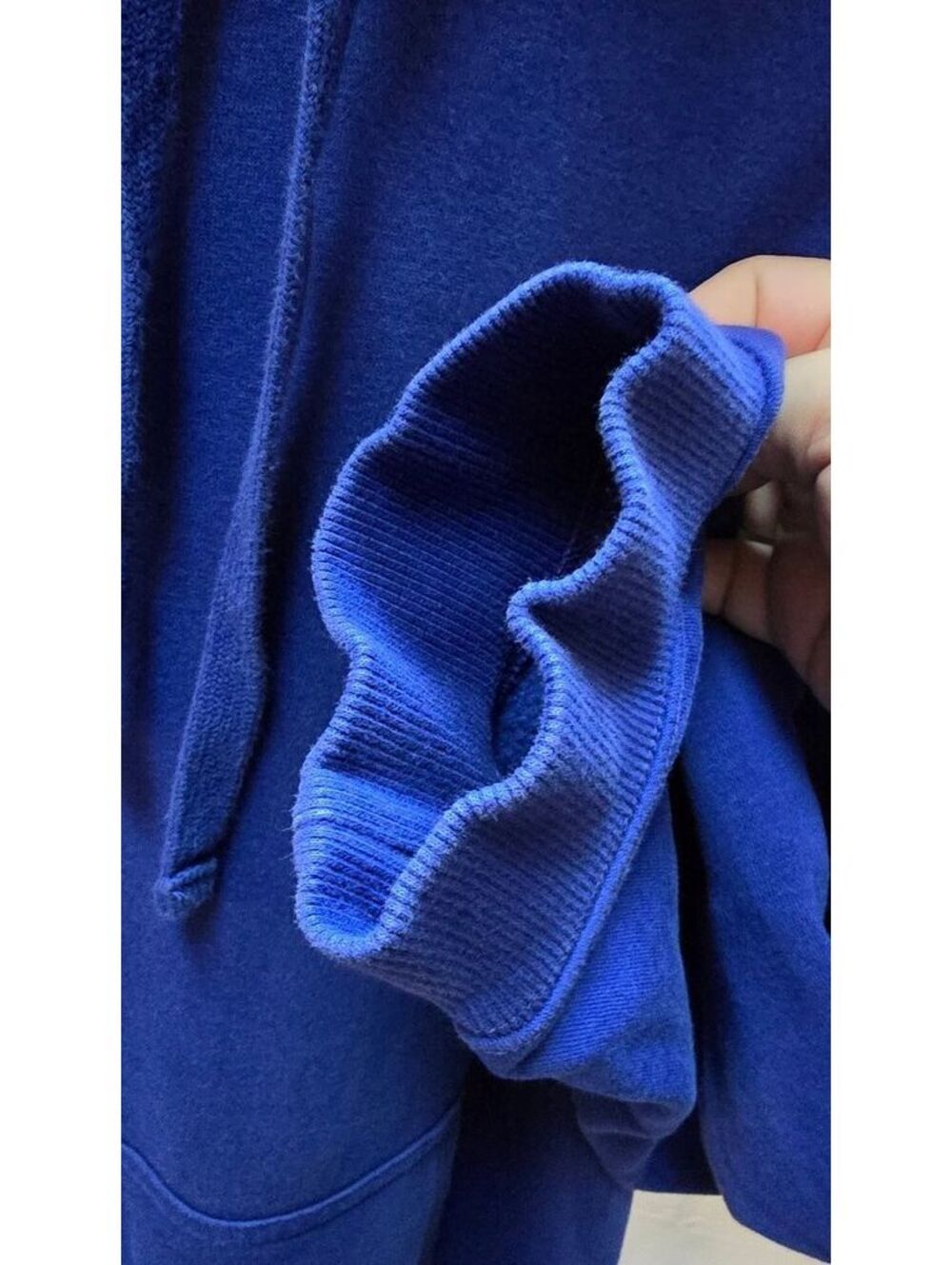 H&M Take It Chill Daisy Graphic Hoodie Blue XXL Relaxed Fit - Picture 5 of 7